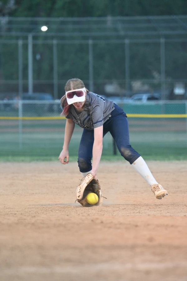 Payton Christiansen catching slide