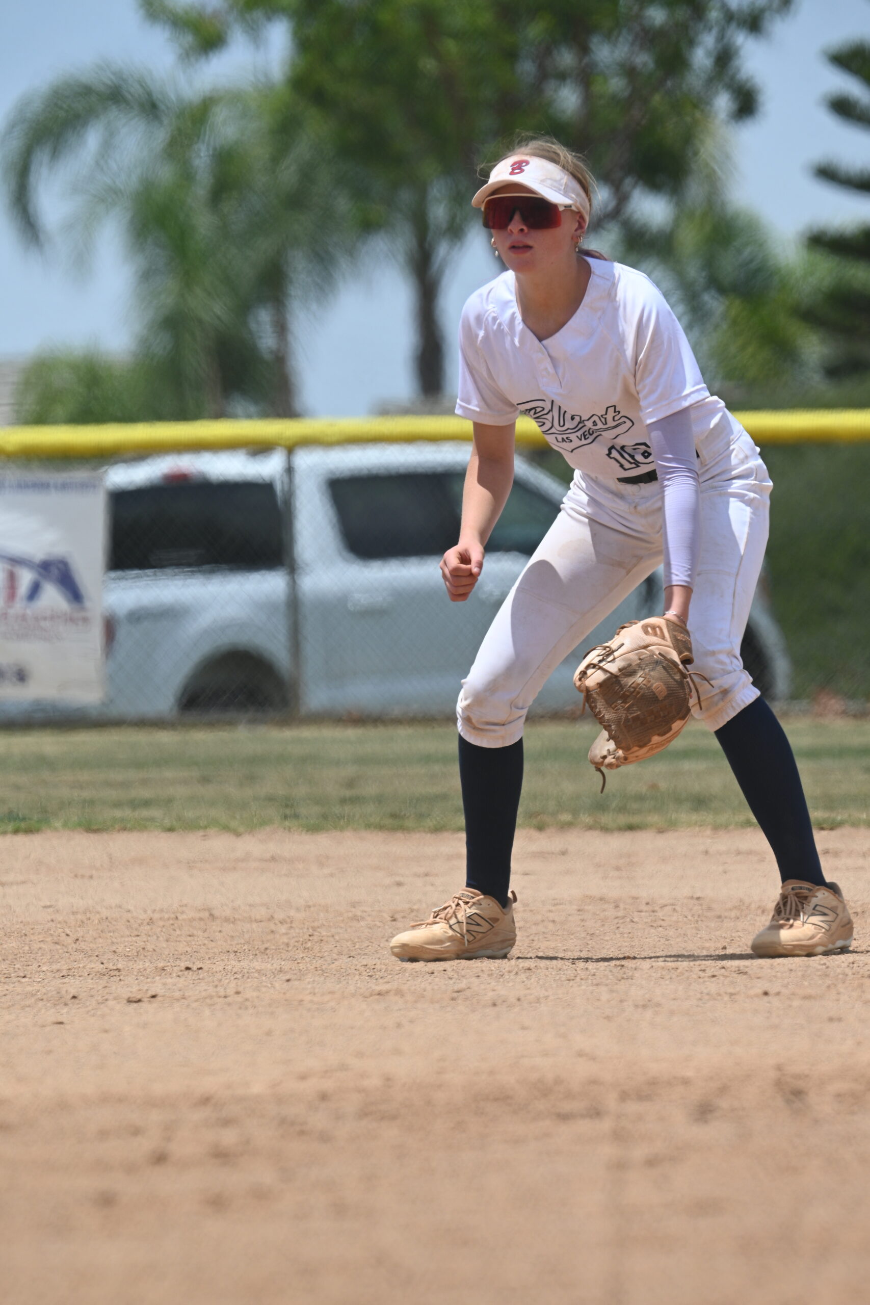 Payton Christiansen catching slide